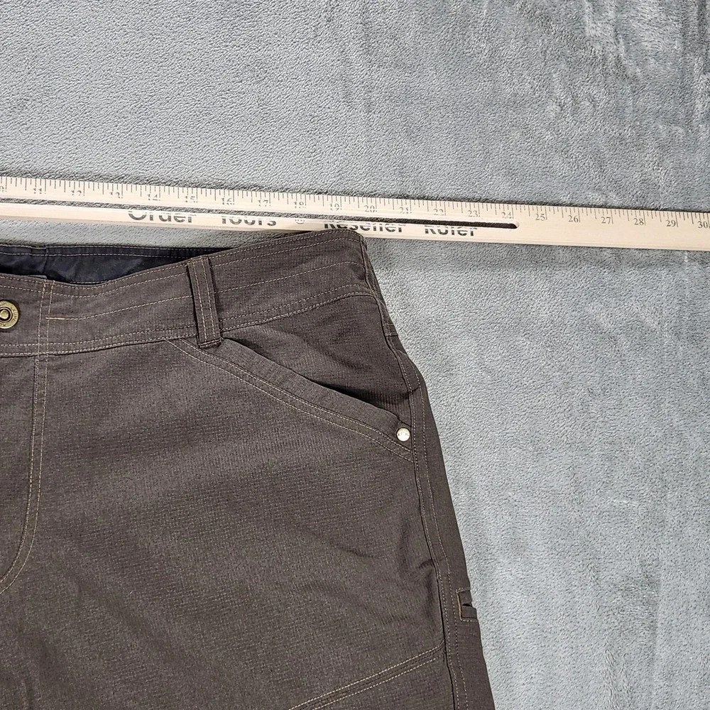 Kuhl Silencr Pants Mens 40x32 Brown Canvas Regular Fit Workwear Hiking Outdoor